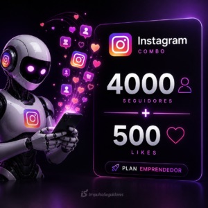 🔥PLAN EMPRENDEDOR🔥 4,000 Seguidores + 500 likes en Instagram