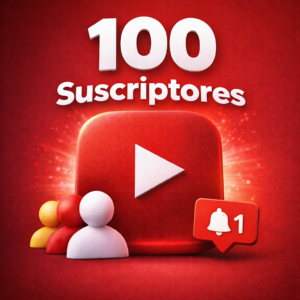 100 suscriptores YouTube en Perú – entrega rápida