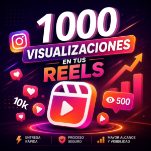 1000 Visualizaciones en Reels de Instagram | Impulso Rápido